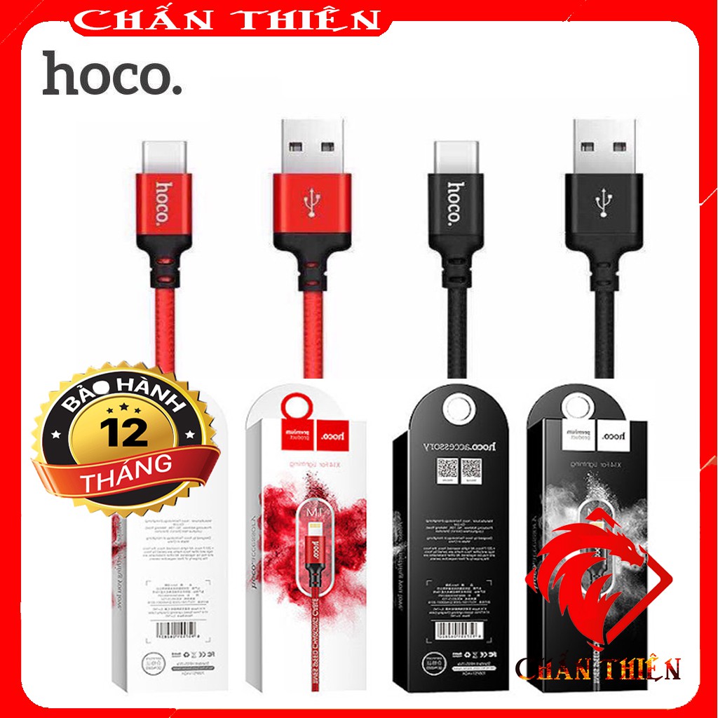 [FreeShip_50K] Cáp Sạc Hoco Type C / Lightning / Micro USB X14 - Bảo hành 12 tháng