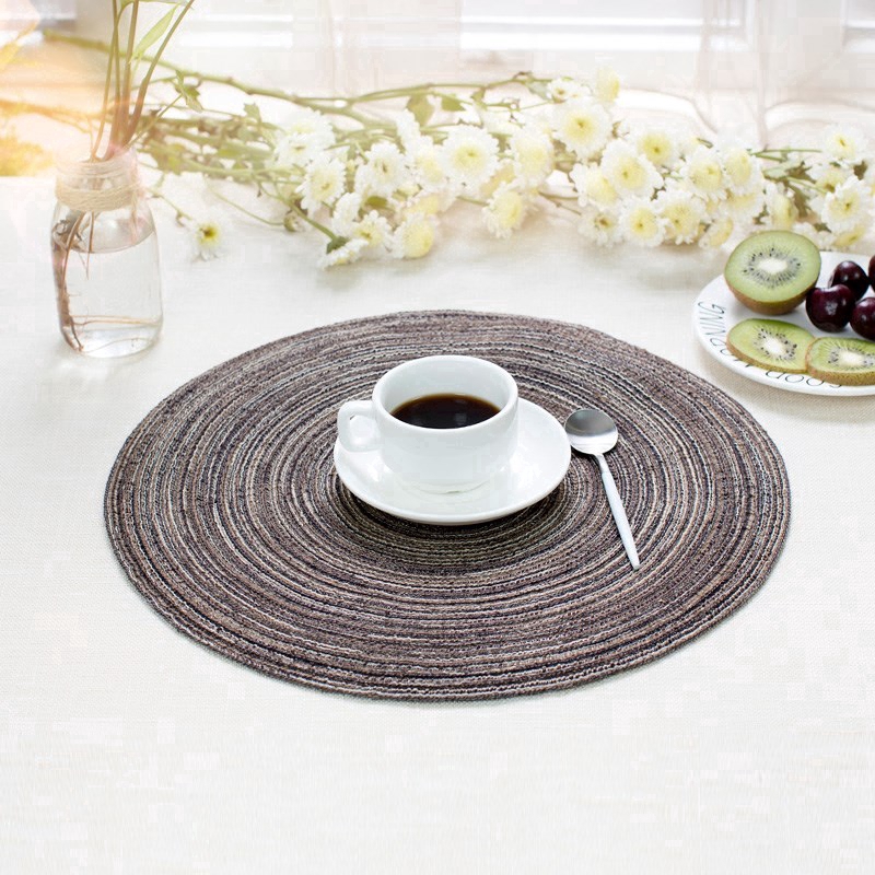 Thảm Tròn Lót Bàn Ăn Họa Tiết Xinh Xắn