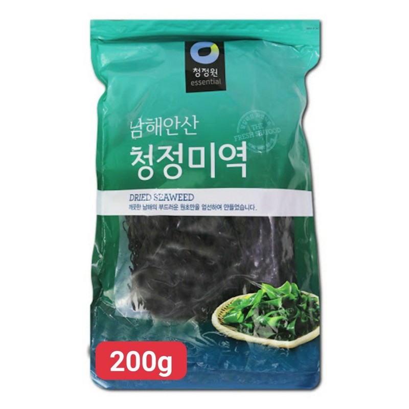 Rong biển khô nấu canh Hàn Quốc 200gr date t3/2022