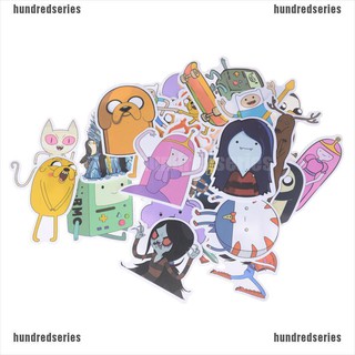 Bộ 30 Miếng Dán Họa Tiết Hoạt Hình Adventure time Dễ Thương