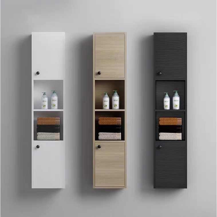 Kệ đựng mỹ phẩm kệ treo tường phòng tắm phòng vệ sinh gỗ MDF nhập khẩu chống ẩm cao cấp dễ dàng lắp ghép MS04