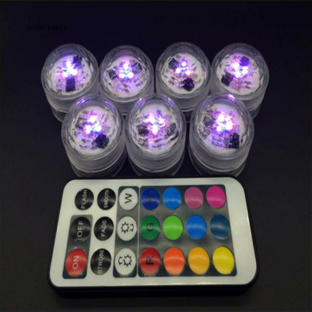 ĐÈN LED CHÌM ĐỦ MÀU BỎ HỒ CÁ CÓ REMOTE ĐIỀU KHIỂN TỪ XA