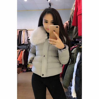 Áo phao cổ lông
