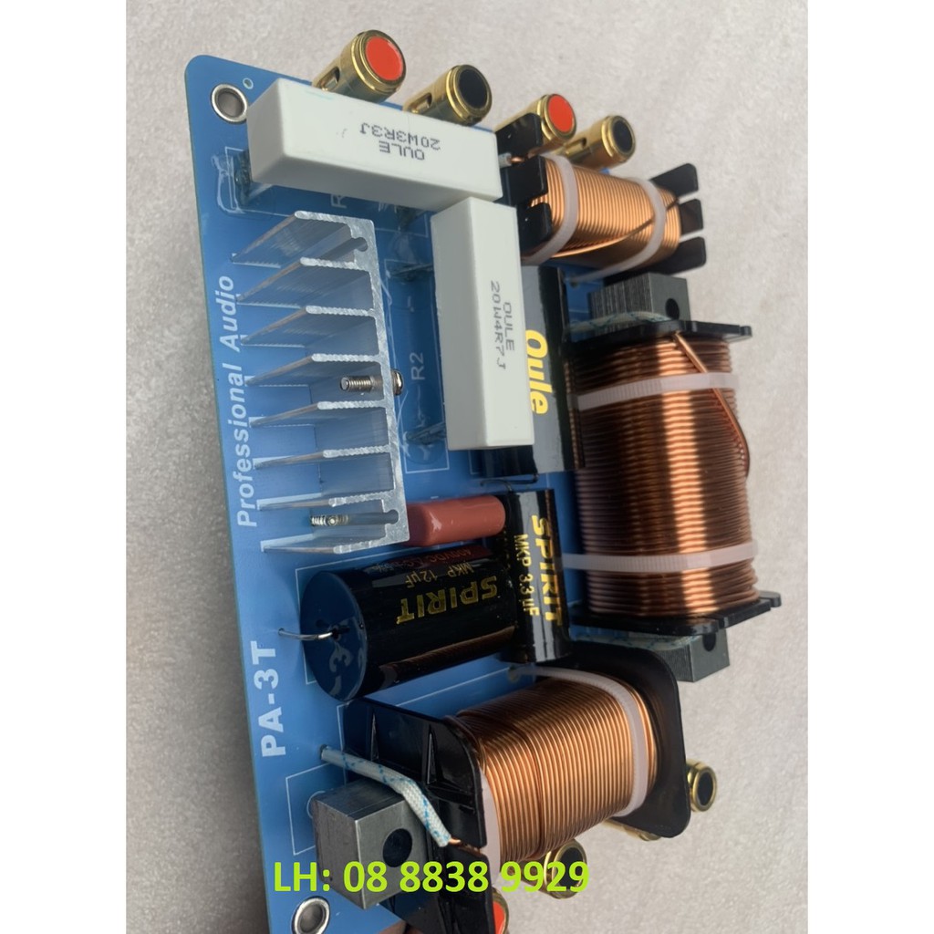 CẶP MẠCH PHÂN TẦN LOA SÂN KHẤU LỚN 3 ĐƯỜNG TIẾNG PA-3T - GIÁ 2 MẠCH