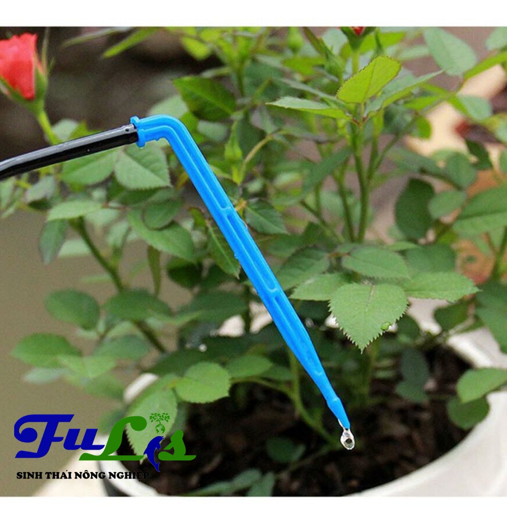 Bán 10 BỘ QUE CĂM TƯỚI NHỎ GIỌT CÓ BÙ ÁP 8 Lít/h ( bộ 4 que cắm) Tiết Kiệm Nước, Dùng Tưới Dưa Lưới, Tươ
