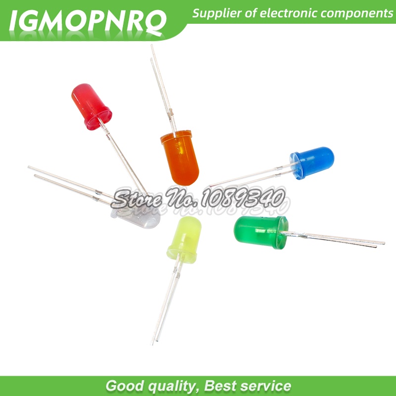 Set 120 Đèn LED 6 Màu X 20 Bóng 5mm Đa Dụng Chất Lượng Cao