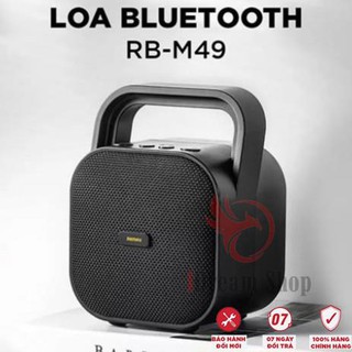Loa Bluetooth Mini REMAX Nghe Nhạc Không Dây Công Suất Lớn 15W Bass Siêu Mạnh Cầm Tay Di Động - Có Quay Xách