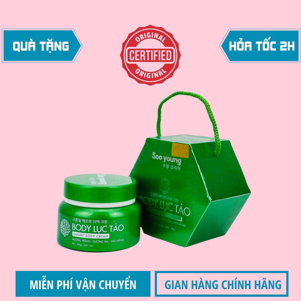 Body Lục Tảo Soo Young NHẬT BẢN Trắng Mịn Mềm Mướt Da [ CHÍNH HÃNG 100% ] | BigBuy360 - bigbuy360.vn