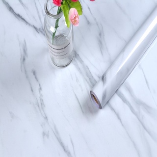 Giấy dán tường decal giả đá chống nước chịu nhiệt chống dầu mỡ dễ lau chùi keo sẵn khổ 60cmx5m