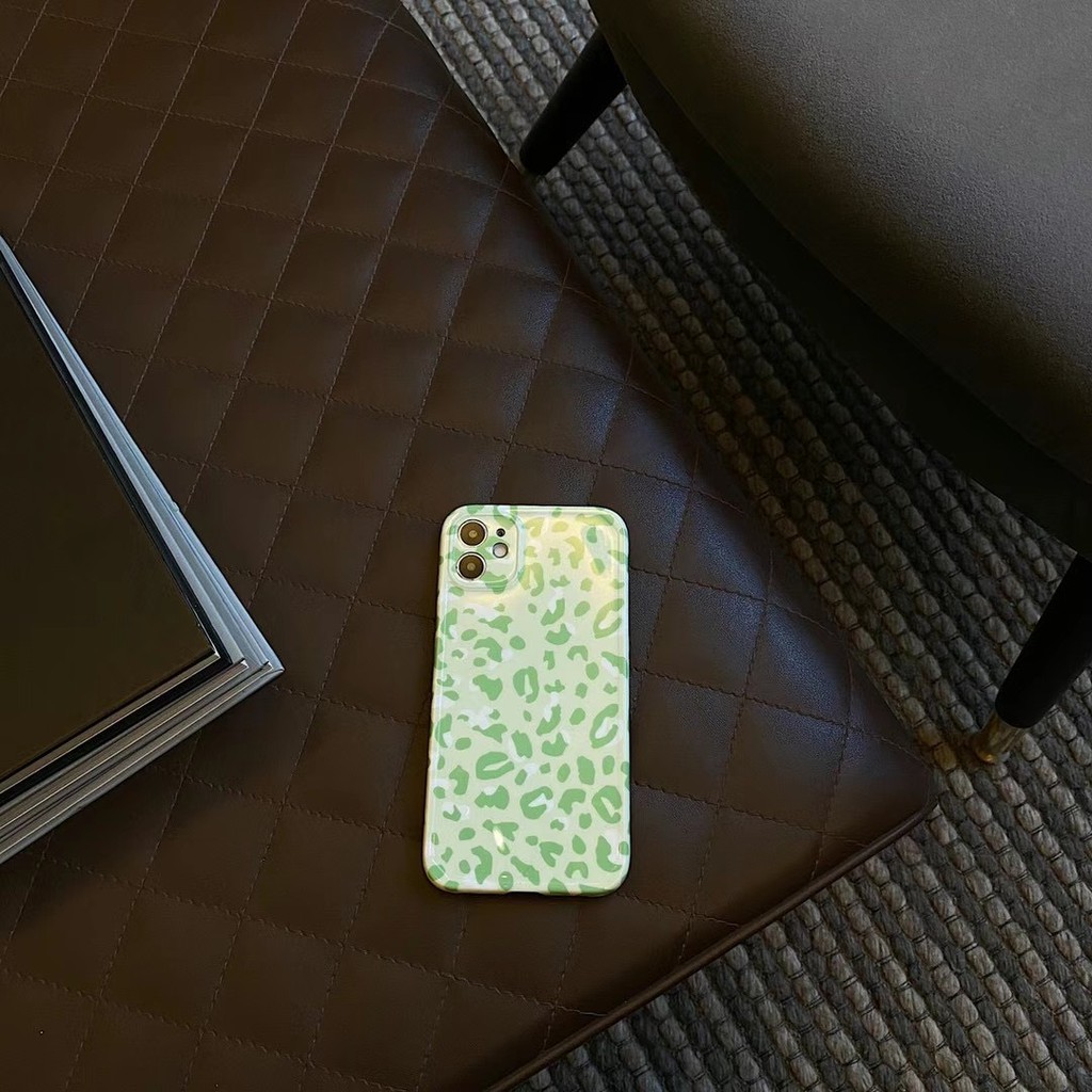 Green leopard Suitable for iphone 7/8 / Se2020 7plus / 8plus Ix Xr Xsmax 11 11pro11promax 12 12mini 12pro 12pro Max soft shell | BigBuy360 - bigbuy360.vn