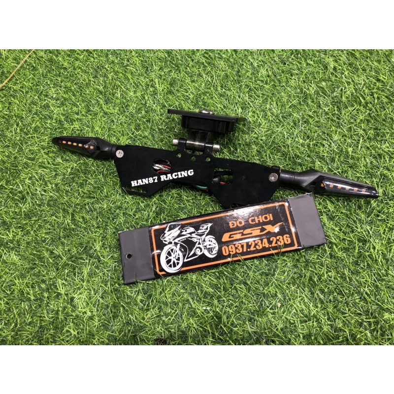 Pat biển số CNC gập ra vào - lắp mọi loại xe GSX150 / CBR150 / r15 r150 s150