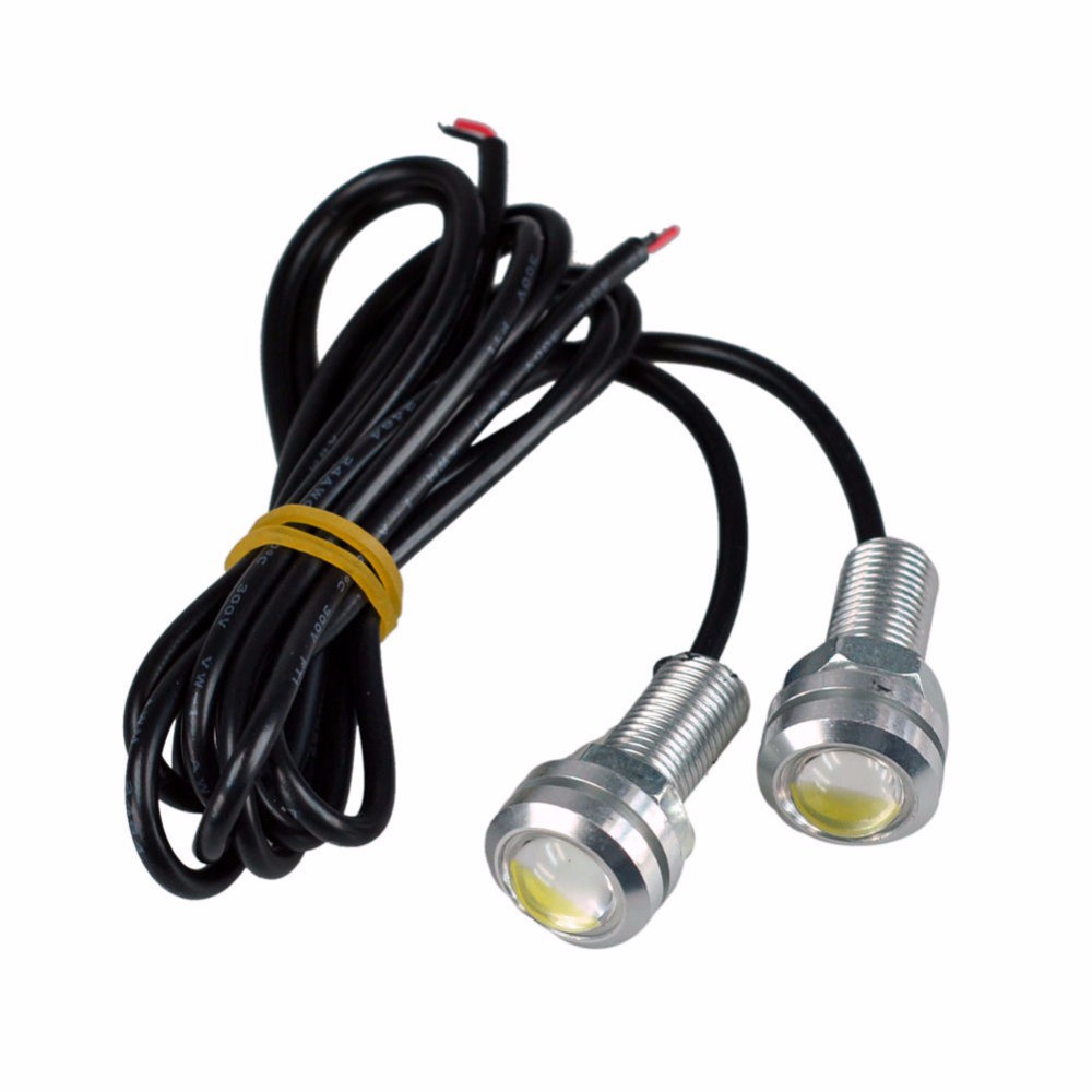 Đèn LED Mắt Đại Bàng 18mm DC 12V 24V 9W Ánh Sáng Trắng / Xanh Dương / Vàng / Hồng Đa Ứng Dụng Cho Xe Hơi