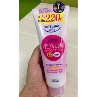 Sữa rửa mặt KOSE Softymo 220g nội địa Nhật 2 trong 1