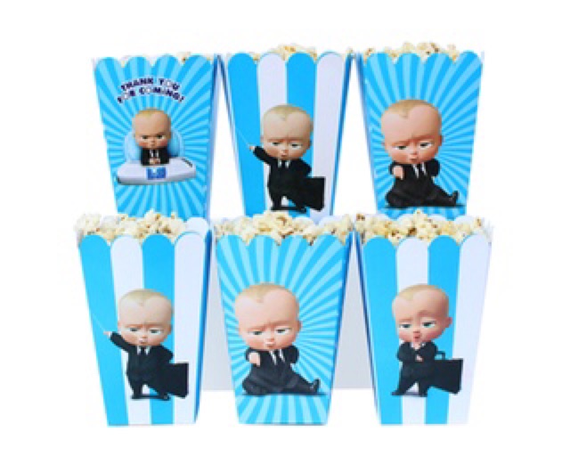 Sét 6 hộp bắp cho bé trai nhiều chủ đề