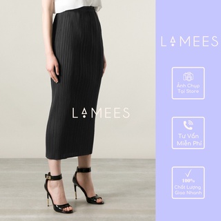  Black Pleated Long Skirt Cao Cấp - Chân Váy Xếp Ly Đen Cao Cấp - ẢNH CHỤP THẬT ,bigsize,mẹ bầu mặc được 