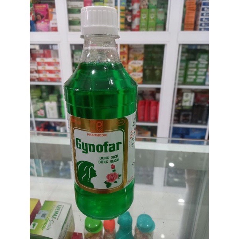 Dung dịch vệ sinh phụ nữ gynofar chai 500ml