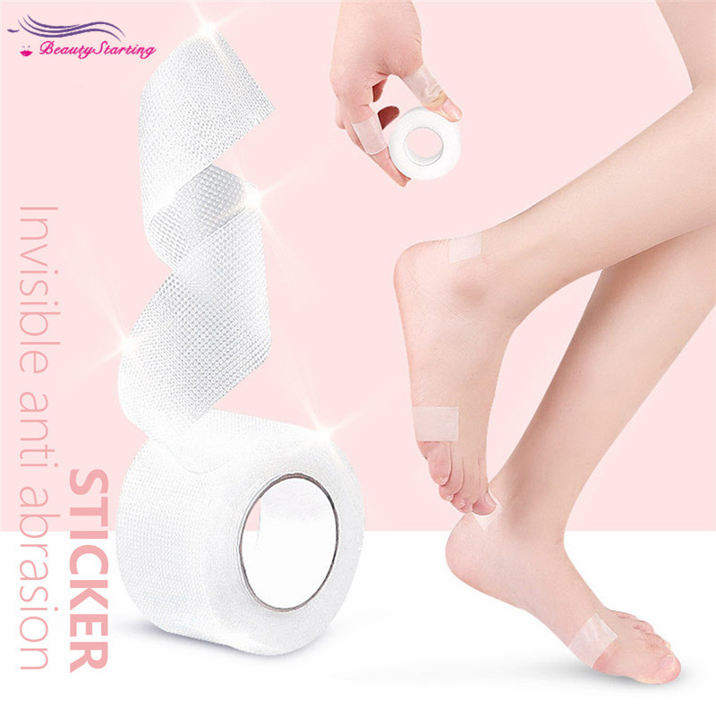 [Hàng mới về] Miếng dán bàn chân gót chân tàng hình chống chà xát chất liệu PE tiện dụng