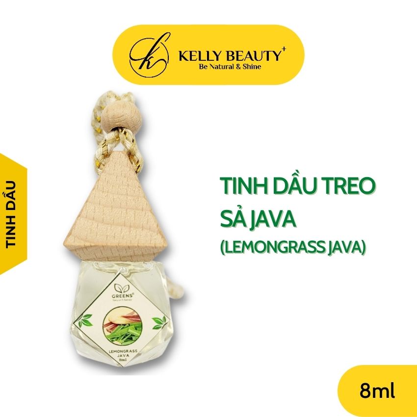 [HOTDEAL] Tinh Dầu Xịt Sả Java HOA NÉN 100ml &amp; Sả Java Treo 8ml - Khử Mùi, Kháng Khuẩn, Đuổi Côn Trùng | Kelly Beauty