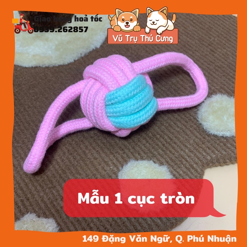 Đồ chơi dây thừng gặm cho thú cưng size to