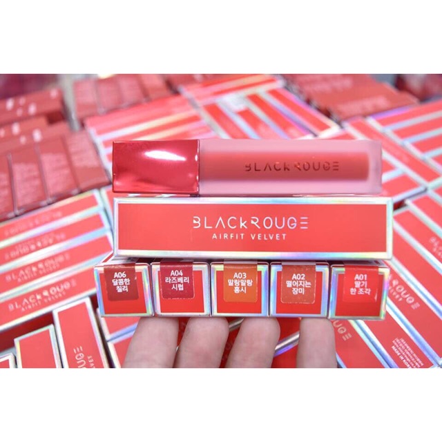 [Sẵn 17 màu] Son Kem lì black rouge air fit velvet lip tint | Thế Giới Skin Care