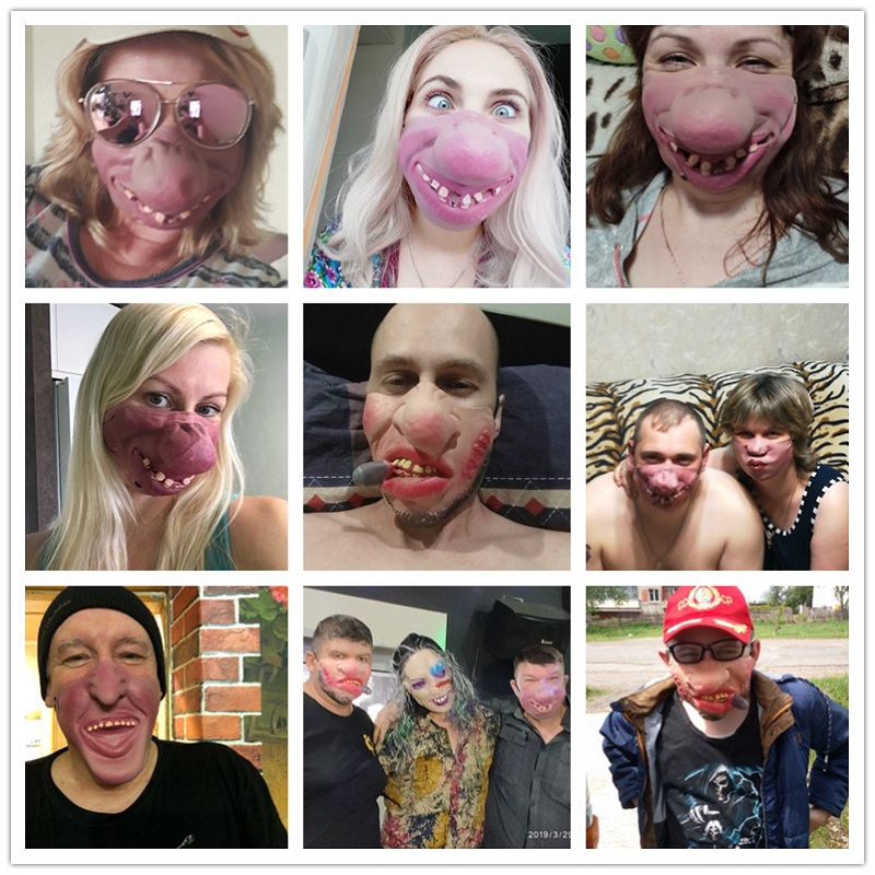 Mặt nạ hóa trang Halloween hình chú hề