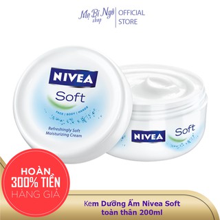 Kem Dưỡng Ẩm Nivea Soft toàn thân 200ml - Cam kết hàng chính hãng