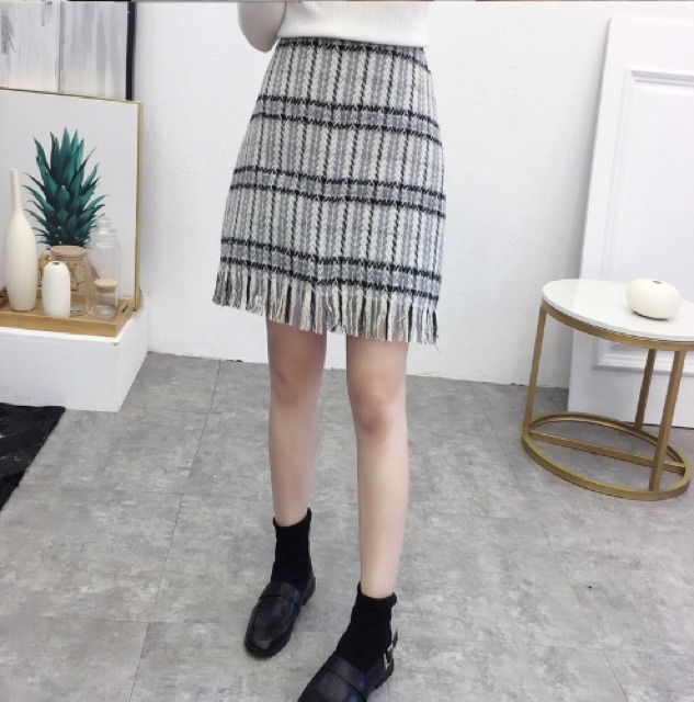 CHÂN VÁY LEN SIÊU MỀM MỊN HOẠ TIẾT DÁNG BÚT CHÌ | BigBuy360 - bigbuy360.vn