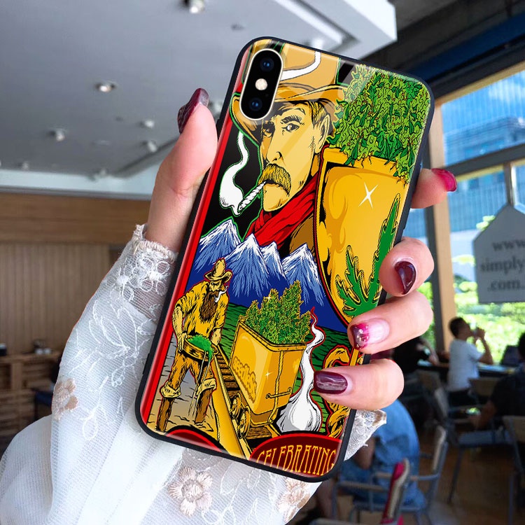 Ốp iphone 11 420 canabis rẻ imacc 6/6s/6plus/6s/plus/7/8/7plus/8plus/x/xsmax/11/promax/xr