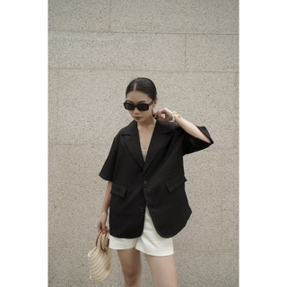 Áo blazer tay ngắn freesize