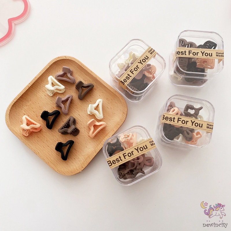 Set 10 Kẹp Tóc Co Giãn Phong Cách Hàn Quốc Cho Bé Gái