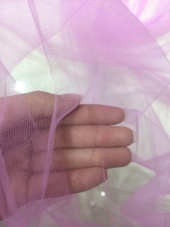 [ XẢ KHO] Vải lưới TÍM PASTEL khổ 1,6m