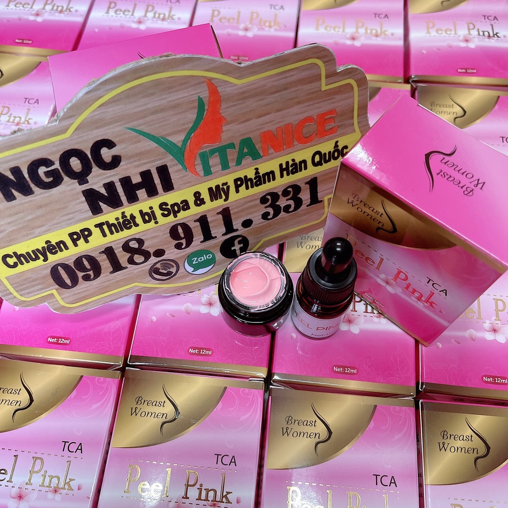 Peel hồng nhũ hoa Peel Pink TCA