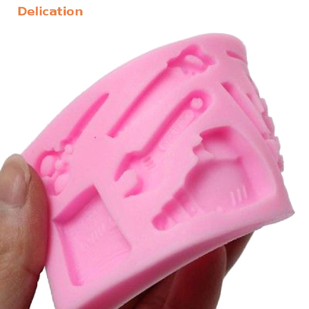 Khuôn Silicone Làm Bánh Hình Dụng Cụ Sửa Chữa DIY