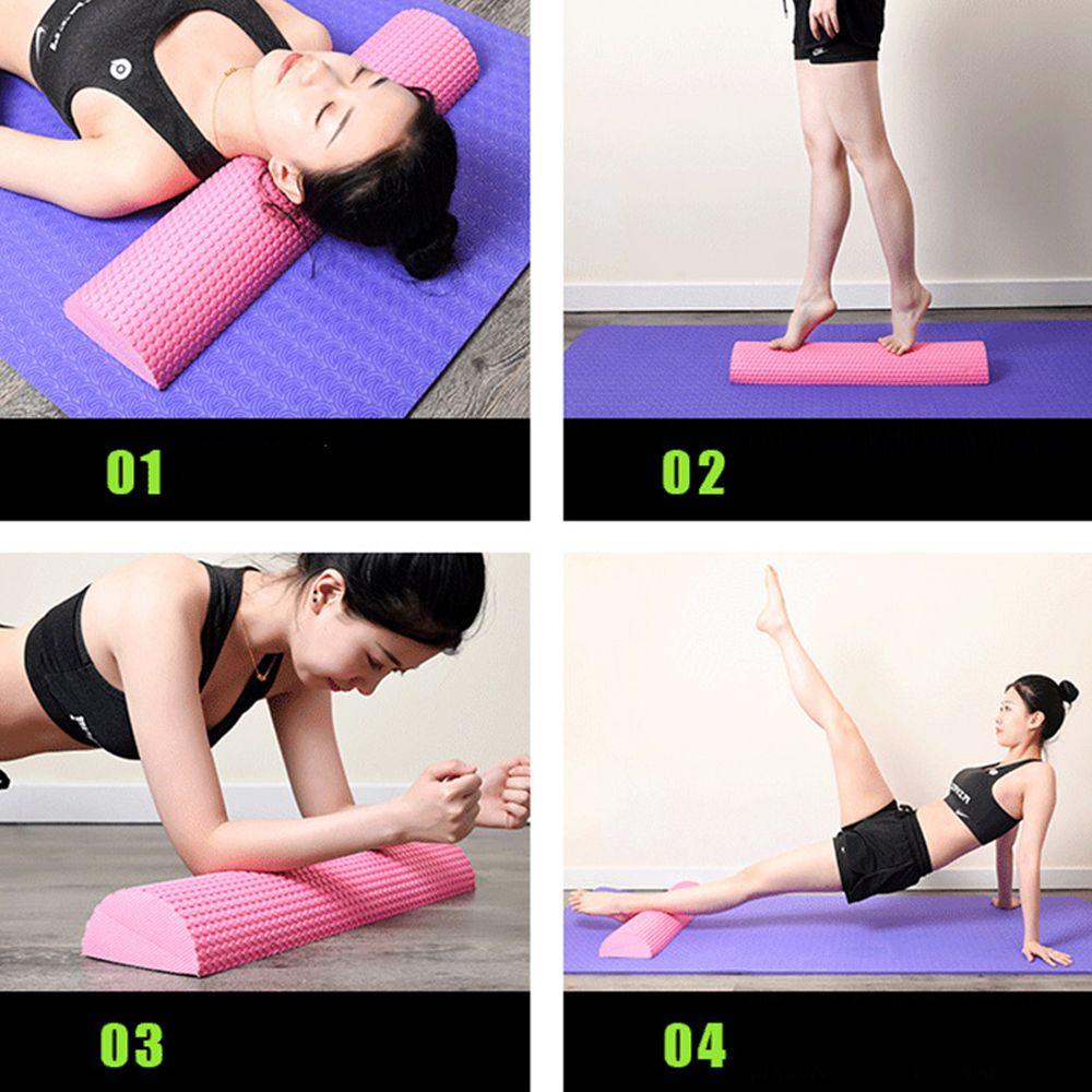 Thanh Lăn Bằng Xốp Hình Bán Nguyệt Dùng Tập Yoga
