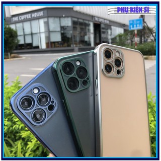 Ốp lưng iphone bảo vệ camera lưng mờ iphone 11 đến ip12 pro max