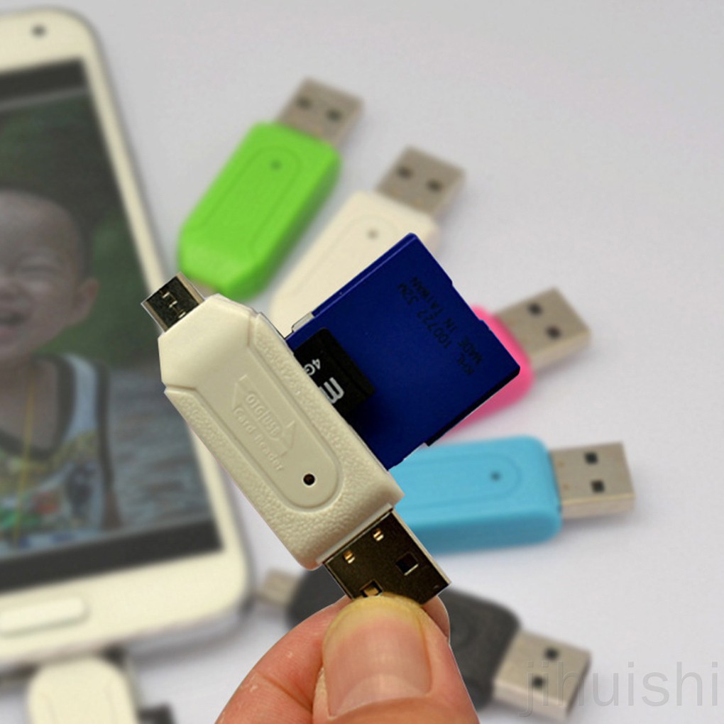 Đầu Đọc Thẻ Nhớ Sd Tf Mini Usb 2.0 Otg | BigBuy360 - bigbuy360.vn