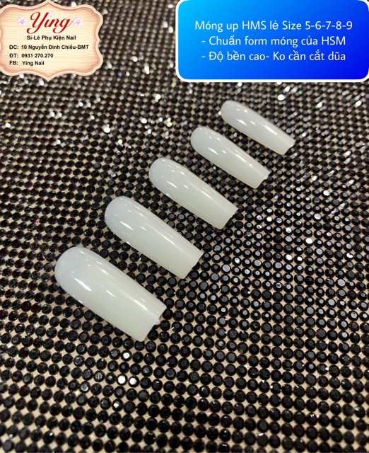 MÓNG UP VUÔNG HSM LẺ SIZE 5-6-7-8-9