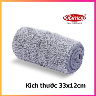Giẻ lau nhà 33x12cm thay thế cho bộ lau nhà Kitimop-S1