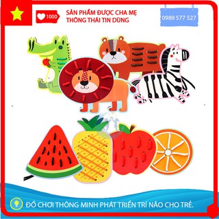 [Sale] Đồ Chơi Gỗ Luồn Dây