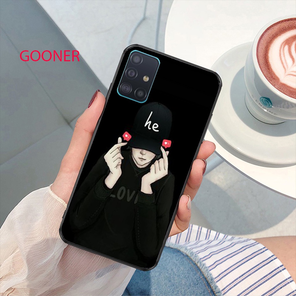 Ốp lưng sam sung a51-a71-a31-m51 in hình cô gái dễ thương  siêu đẹp