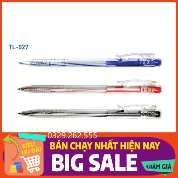 (FreeShip) Hộp 20 bút bi thiên long 027 hàng loại 2 đủ màu