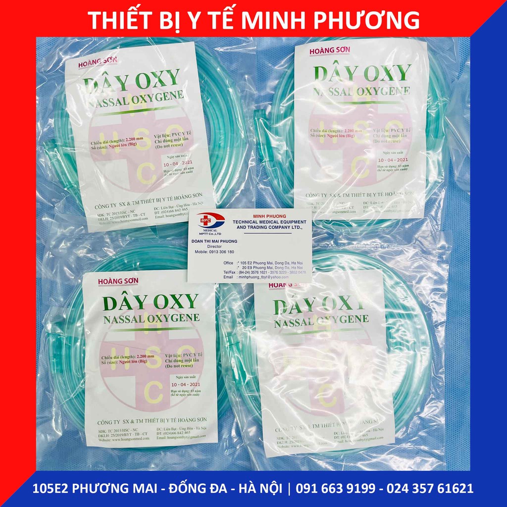 Dây Oxy gọng kính hai nhánh 2m Hoàng Sơn