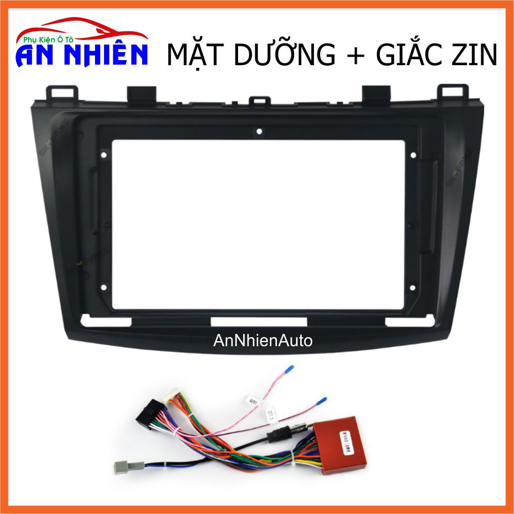 Màn Hình 9 inch Cho Xe MAZDA3 (2010-2015) - Màn Hình DVD Android Tặng Kèm Mặt Dưỡng Giắc Zin Cho MAZDA