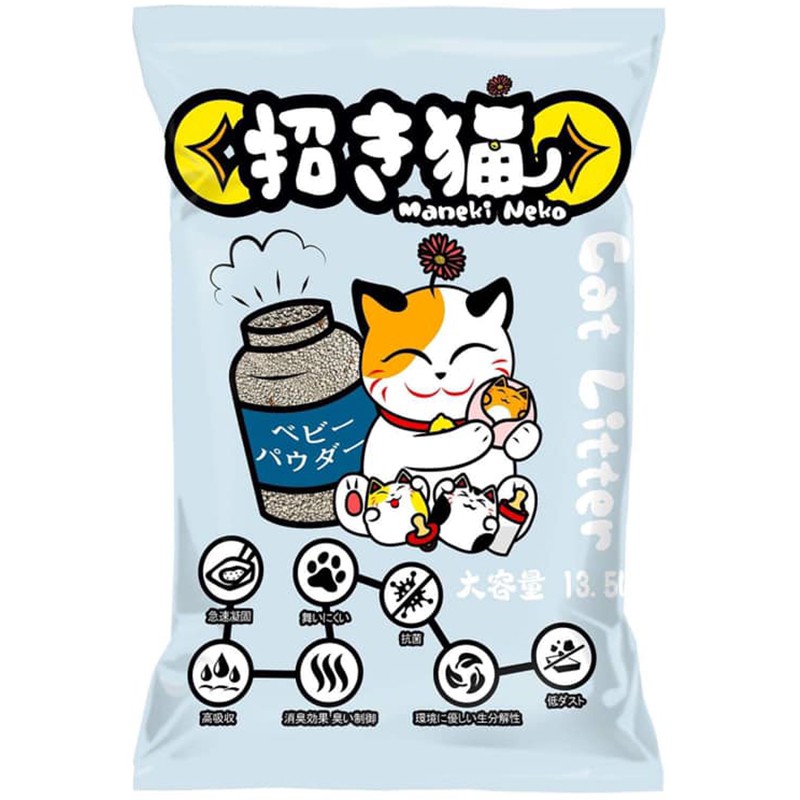 cát vệ sinh Maneki Neko - thấm hút vượt trội 5L