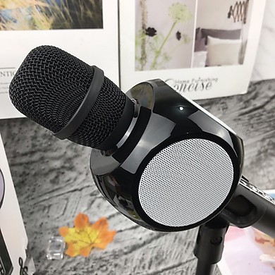 [Tặng quà kẹp mic] Mic hát cầm tay YS-90 kết nối bluetooth hỗ trợ ghi âm pass chuẩn bảo hành 12 tháng