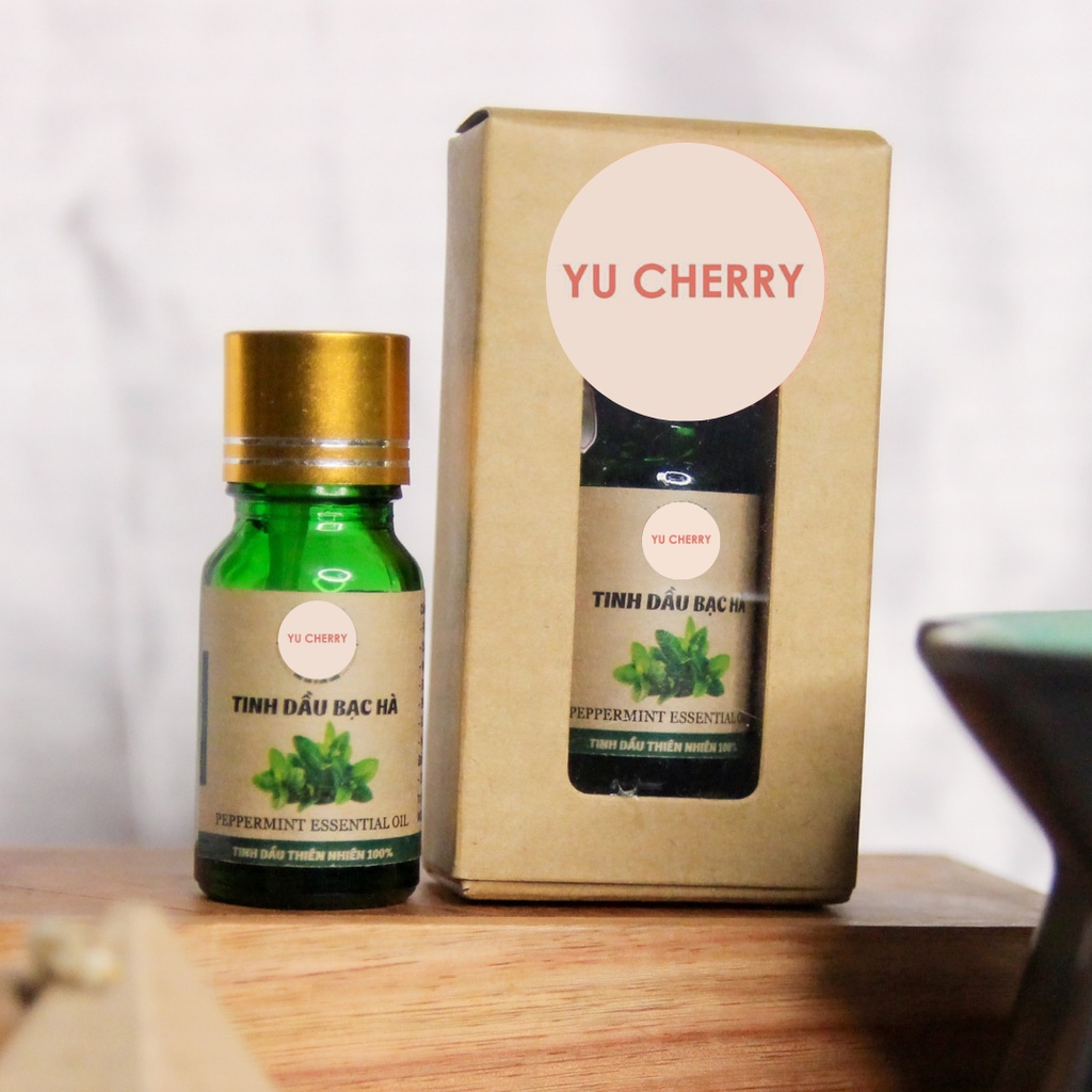 YUCHERRY | Tinh Dầu Bạc Hà Thiên Nhiên 10ml