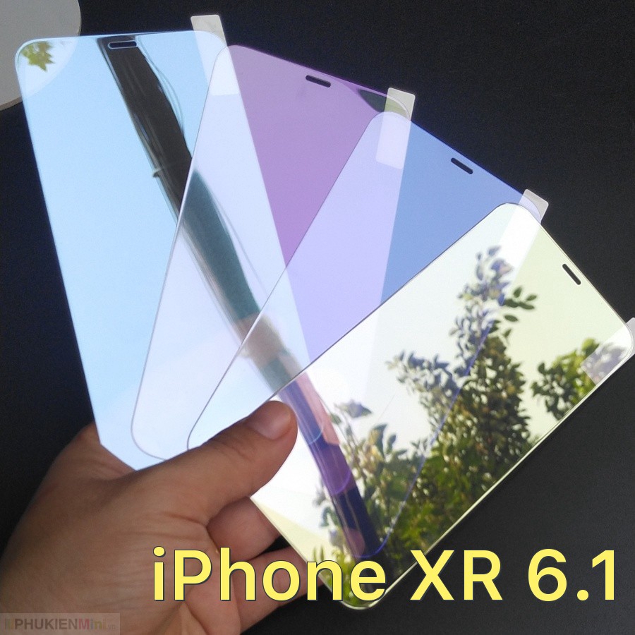 Kính cường lực màu phản gương độc đáo dán màn hình cho iPhone XR 6.1 giá rẻ