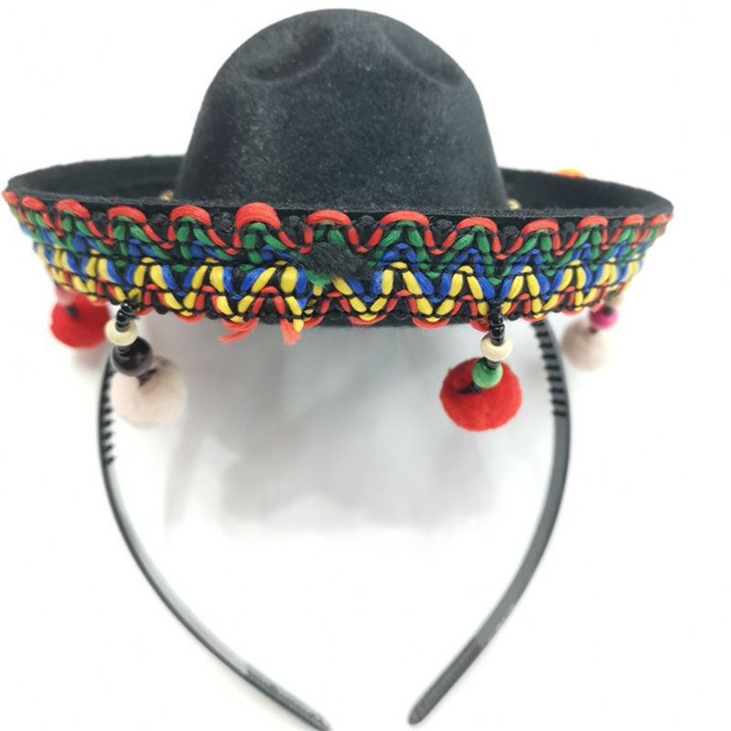 Nón Rơm Mini Đội Đầu Hóa Trang Halloween