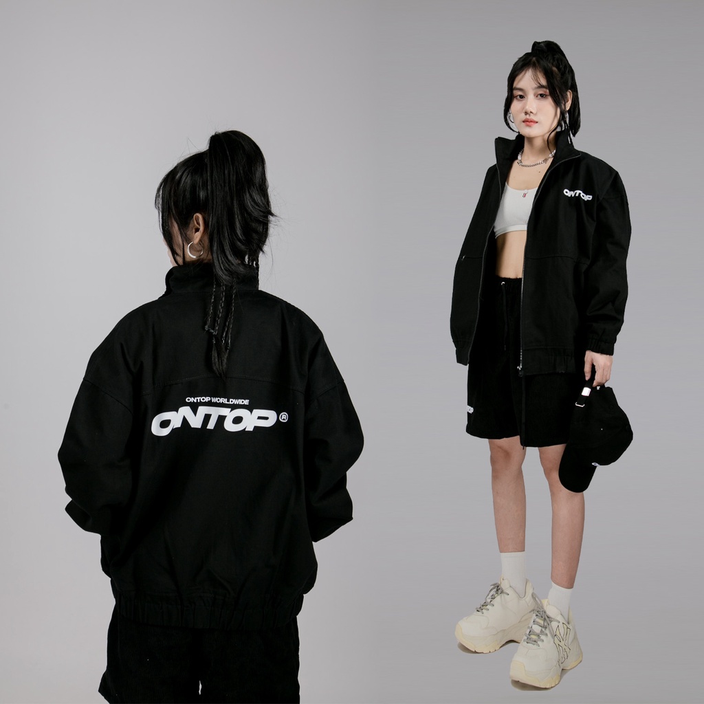 Áo khoác nam nữ form rộng chất liệu kaki - Oversized Jacket Kaki O18-AK9