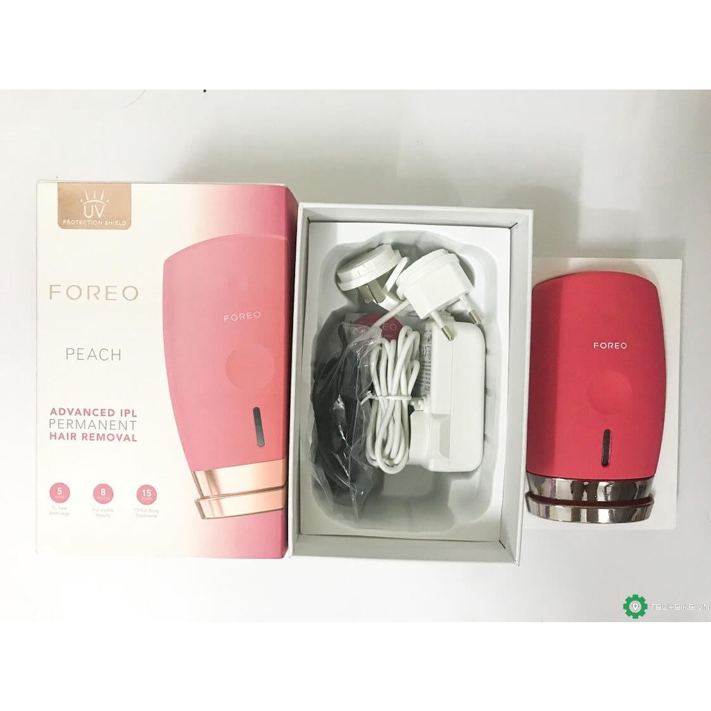 Máy triệt lông Foreo PEACH Hair Removal công nghệ sóng IPL, tự triệt lông tại nhà không đau rát